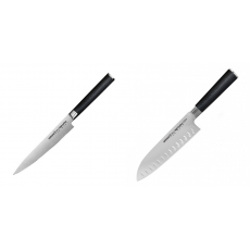 AKCIA 1+1 Univerzální nůž Samura Mo-V (SM-0023), 150 mm + Santoku nůž Samura Mo-V (SM-0094), 180mm