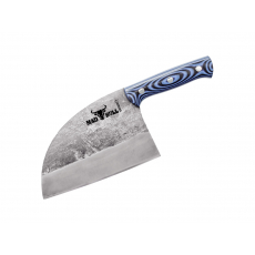 Kuchyňský nůž Samura Mad Bull Chopper G-10 Black&Blue 180mm