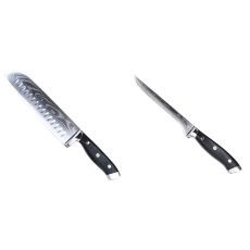 AKCIA 1+1 Santoku nůž Seburo WEST Professional Damascus 190mm + Vykosťovací nôž Seburo WEST Professional Damascus 170mm