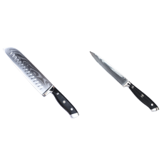 AKCIA 1+1 Santoku nůž Seburo WEST Professional Damascus 190mm +...